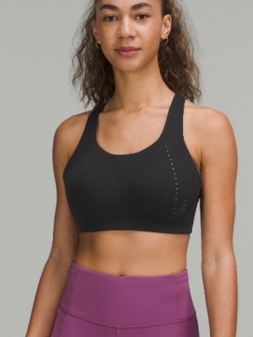 lululemon athletica Black Air Support Sports Bra *High Support